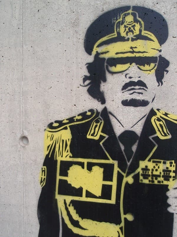 Muhamad Gadafi Stencil