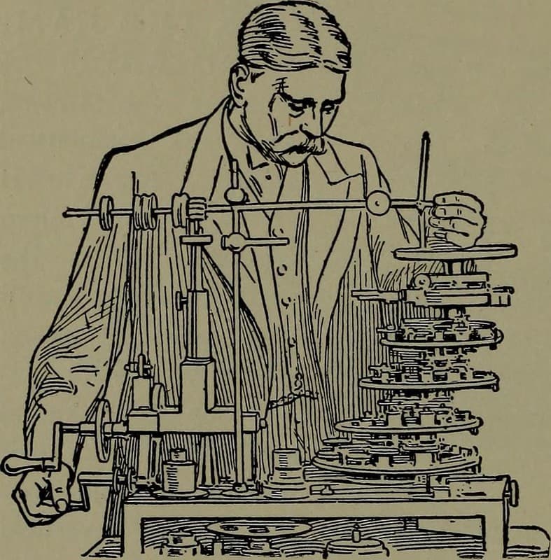 cientifico y su maquina