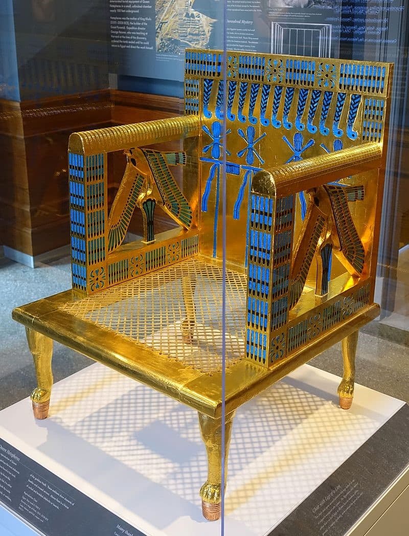 trono de oro de Hetepheres