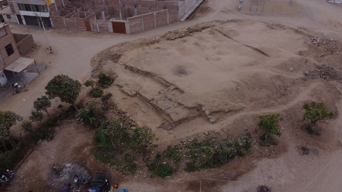 Pampa La Cruz sitio arqueologico