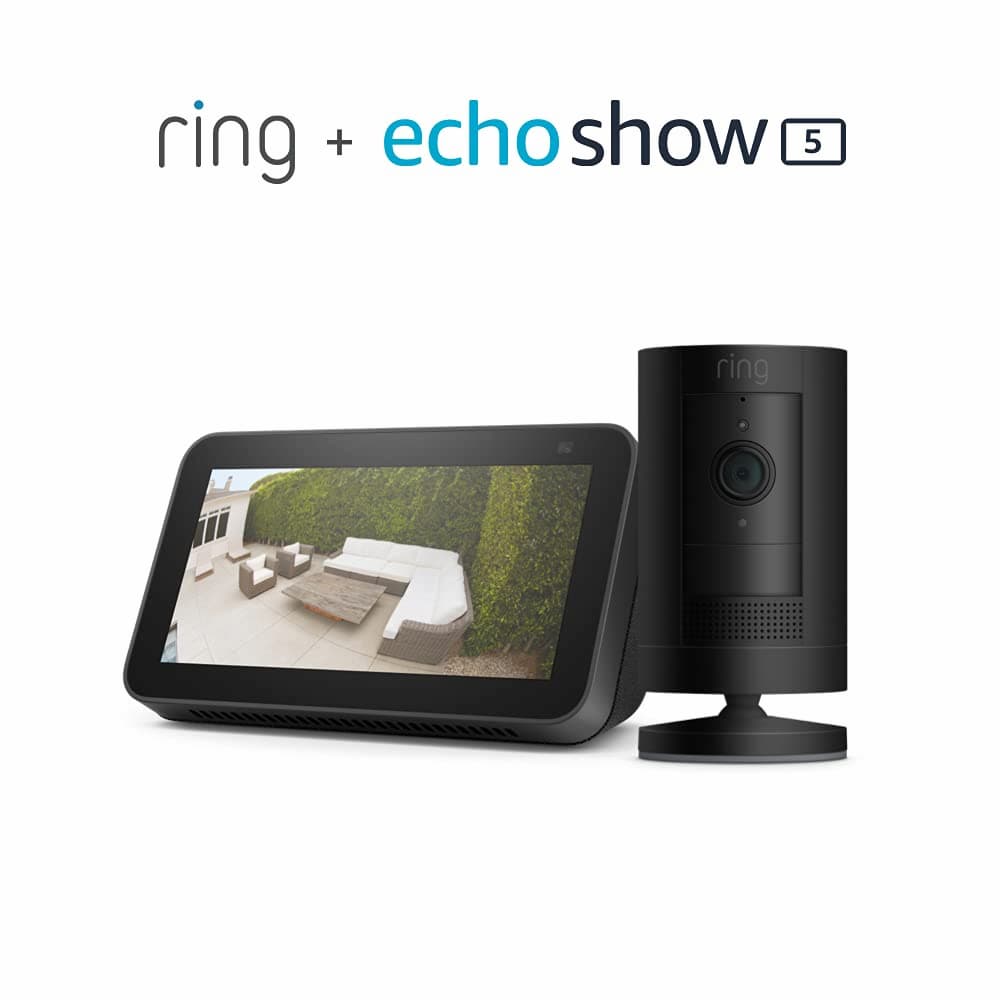 Echo Show 5 2da Gen Ring Stick Up Cam Bateria integrada