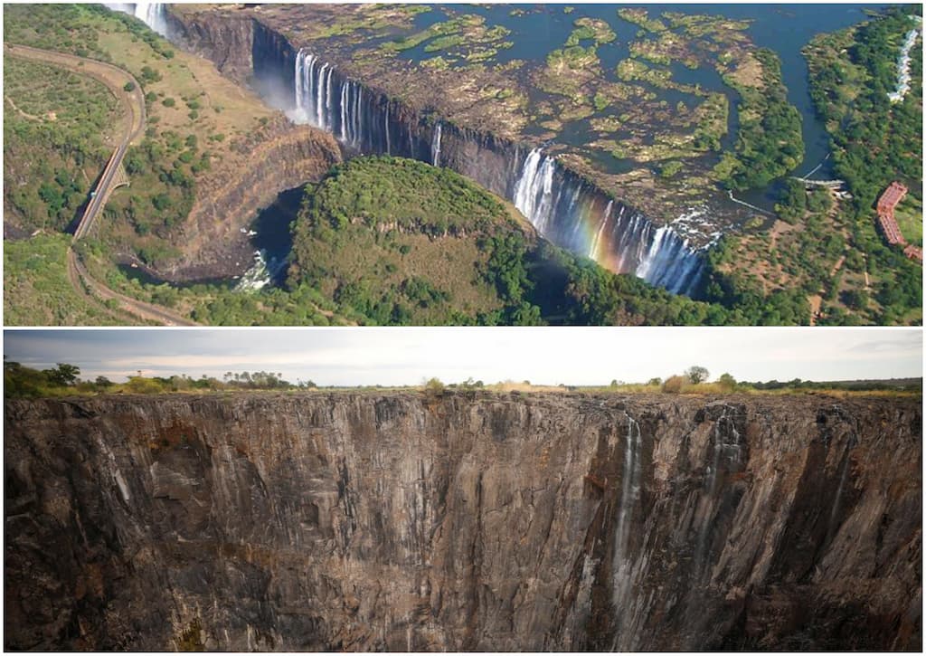 Cataratas Victoria provenientes del rio Zambeze