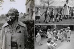 mascaras de gas de la Segunda Guerra Mundial