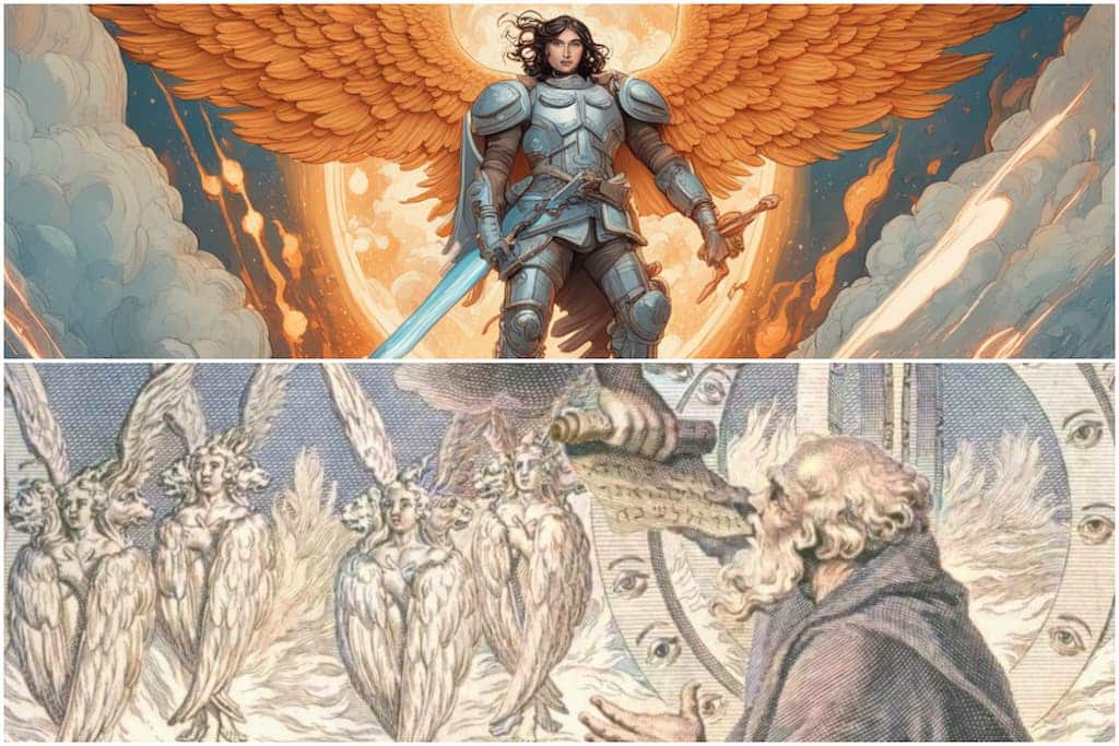 angeles descritos en la biblia